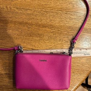 Calvin Klein hot pink crossbody